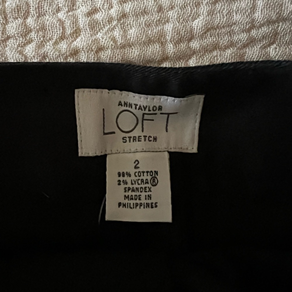 LOFT Black Mini Skirt